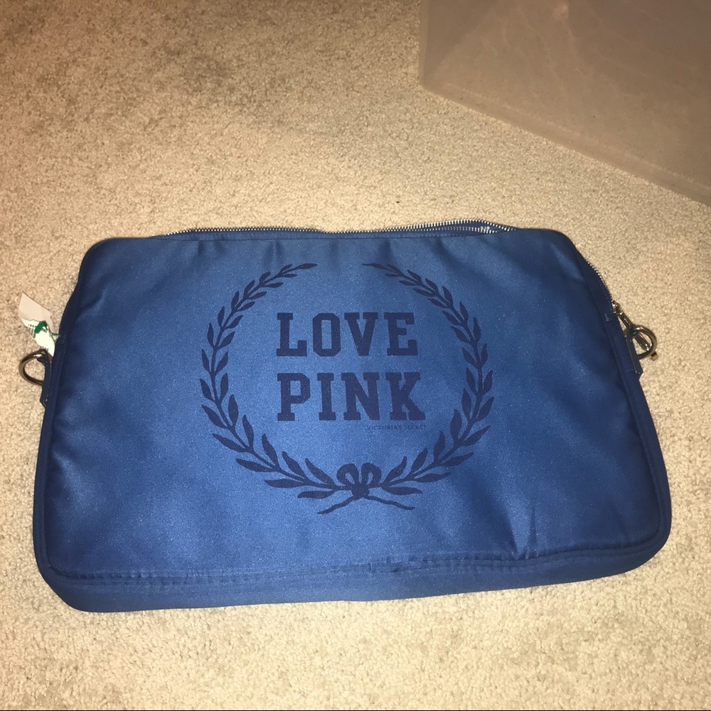 Love pink lap tap bag